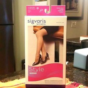 Sigvaris thigh high compression hosiery